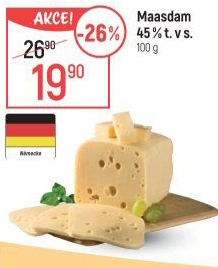 Sýr Maasdamer 45%