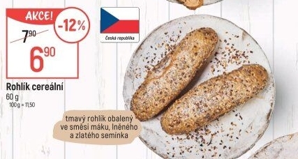 Cereální rohlík