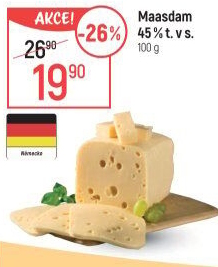 Sýr Maasdamer 45%