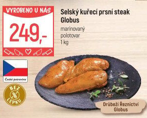 Selský kuřecí steak marinovaný Globus