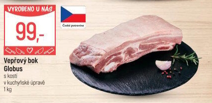 Vepřový bok s kostí Globus