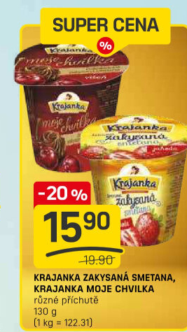 Dezert zakysaný Moje chvilka Krajanka