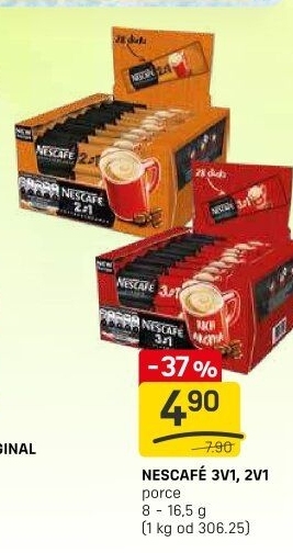 Instantní káva porcovaná 2v1 Nescafé