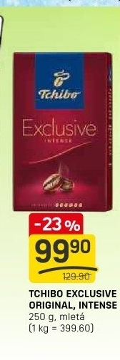 Mletá káva Tchibo Exclusive Intense
