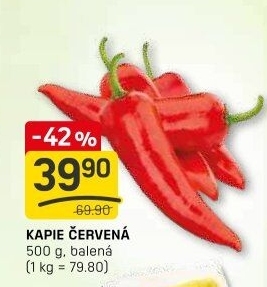 Paprika červená kapie