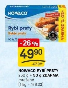 Rybí prsty předsmažené mražené Nowaco
