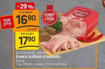 Šunka dušená standard Dobrý Výběr