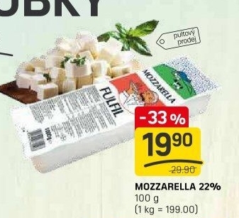 Sýr Mozzarella cihla Fulfil