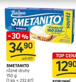 Sýr tavený Smetanito Želetava
