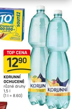 Voda ochucená Korunní