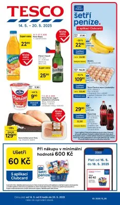akční leták Tesco 14.5.2025-20.5.2025