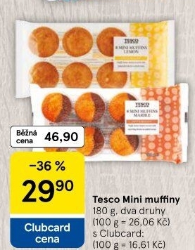Muffiny mini Tesco