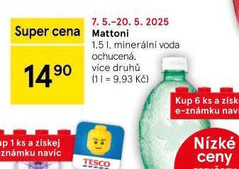Ochucená voda Mattoni