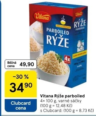 Rýže parboiled Vitana
