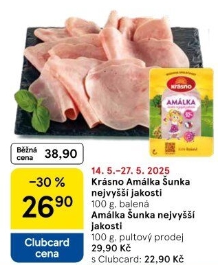 Šunka Amálka nejvyšší jakosti Krásno