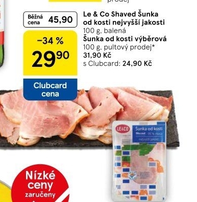 Šunka od kosti výběrová
