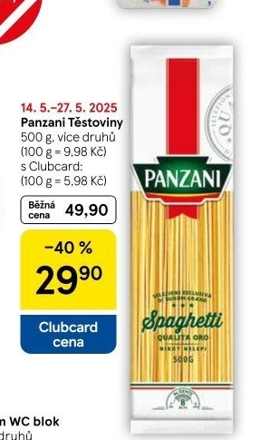 Těstoviny Panzani