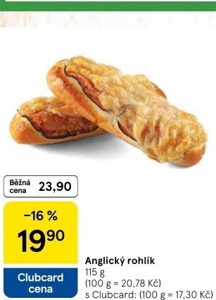 Anglický rohlík