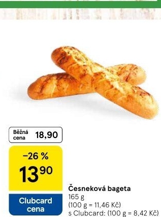 Bageta česneková