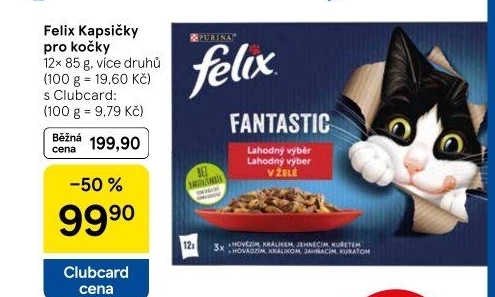 Kapsičky pro kočky Felix Purina