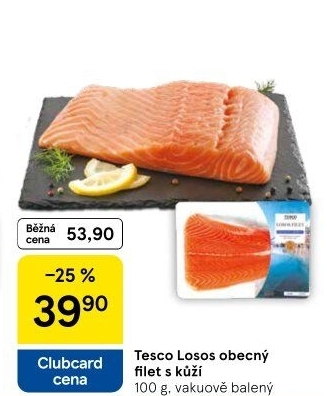 Losos obecný filety Tesco