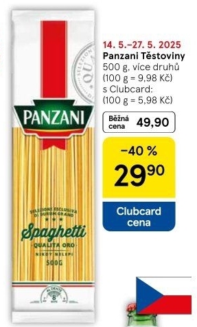 Těstoviny Panzani