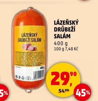 Salám drůbeží lázeňský