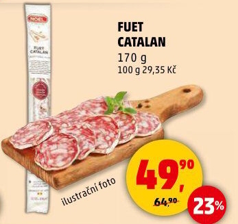 Salám Fuet Catalan Noel