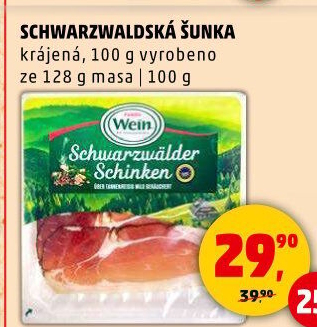 Šunka schwarzwaldská Wein