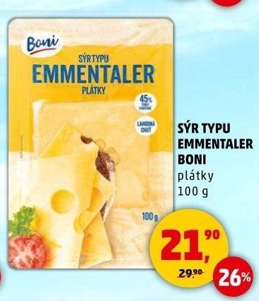Sýr Ementál Boni