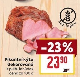 Kýta dekorovaná pikantní