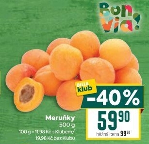 Meruňky Billa Bonvia