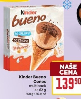 Nanuk kornout Kinder Bueno