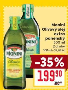 Olivový olej extra panenský Monini