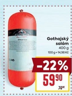 Salám Gothaj Kostelecké uzeniny