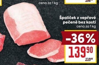 Špalíček z vepřové pečeně bez kosti