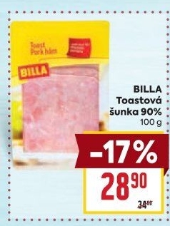 Šunka toastová Billa