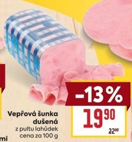 Šunka vepřová dušená