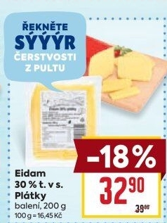 Sýr Eidam 30%
