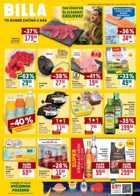 akční leták BILLA 14.5.2025-20.5.2025
