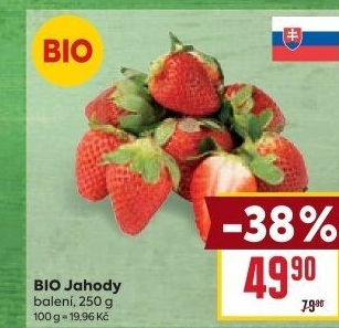 Jahody bio