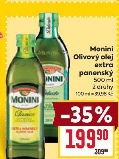 Olivový olej extra panenský Monini