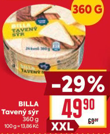 Sýr tavený Billa
