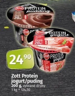 Dezert pudink protein Zott