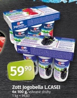 Jogurtový nápoj L-Casei Zott Jogobella