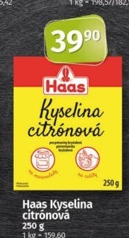 Kyselina citronová Haas