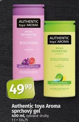 Sprchový gel Authentic toya Aroma