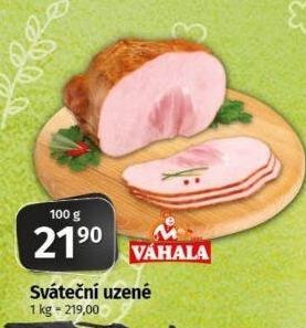 Sváteční maso uzené Váhala