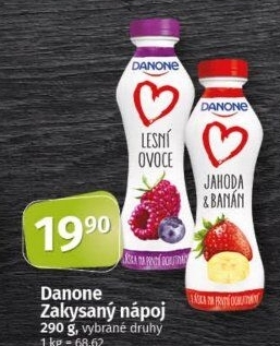 Zakysaný nápoj Danone
