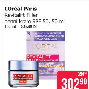 Krém pleťový proti vráskám OF 50 Revitalift Filler L'